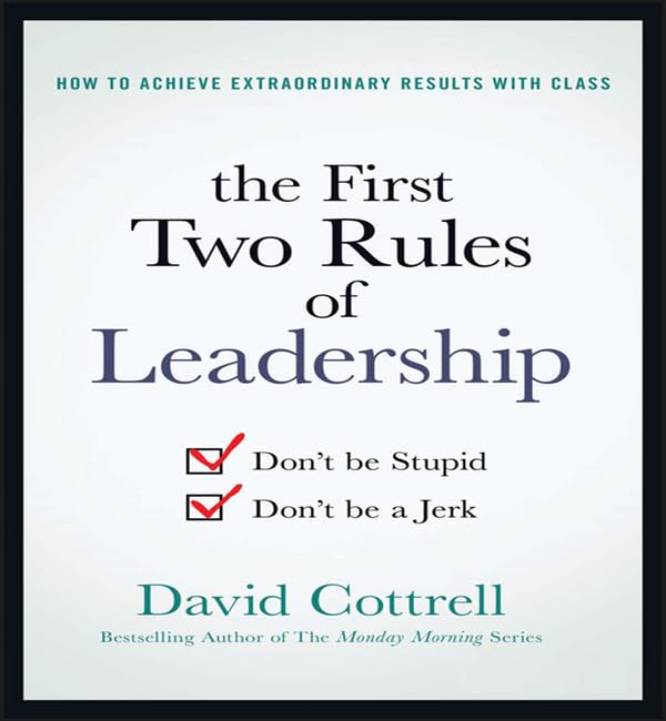 Cover art for The First Two Rules of Leadership