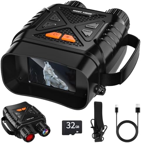 Prismaticos Vision Nocturna,Visor Nocturno binoculares visión Noc...