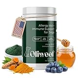 Dog Allergy Relief Chews – Allergy & Itch Support with Omega & Probiotics – Seasonal Allergies, Hot Spots, Paw Licking & Dry Skin – Soft Chews for Small, Medium & Large Dogs