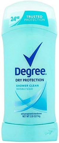 Degree Women Shower Clean Invisible Solid Anti-Perspirant & Deodorant 2.6 oz (Pack of 6)
