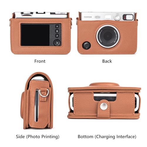 Funda y álbum para cámara mini EVO marrón y blanco miniatura 4