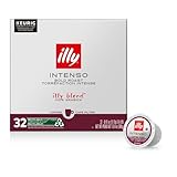 Illy Coffee K Cups - Pods For Keurig Machines – Intenso Dark Roast – Notes of Cocoa & Dried Fruit - Bold, Flavorful & Full-Bodied Flavor - No Preservatives – 32 Count