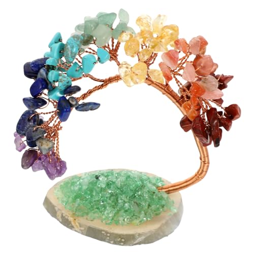 Arbres de vie en cristal lingot chinois et ornement arbre