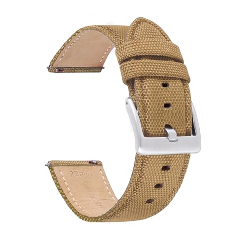 [] iCLoXU[Xgbv 20 22mm Galaxy Watch 4Ή NCbN[X 7F YEfB[X X|[cEHb`Xgbv(Khaki,20mm)