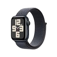 Apple Watch SE (2ª gen.) GPS 40 mm Smartwatch con cassa in alluminio Mezzanotte e cinturino Sport...