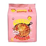 OTOKI Cheesy Ramen – Spicy Chili & Cheddar Flavor | Bold, Cheesy & Spicy Stir-Fry Korean Instant Noodles | 4.23 oz (Pack of 4)