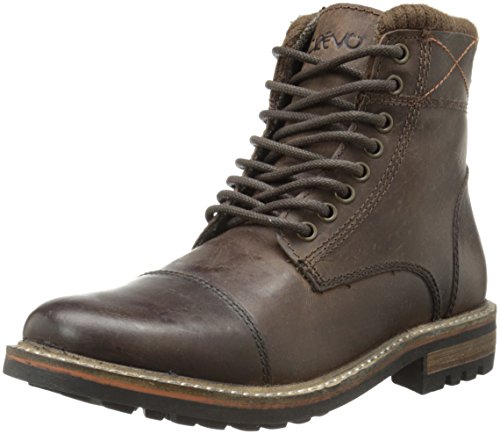 Crevo Men's Camden Fashion Boot, Dark Brown Crazy Horse Leather, 9 M US