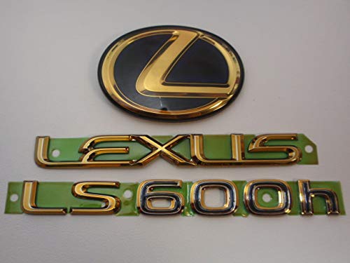 LS460 レクサス　エンブレム　ゴールド レクサスLS460 前期 リヤゴールドエンブレム