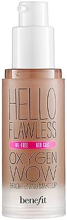 Benefit Cosmetics 'Hello Flawless' Oxygen Wow Liquid Foundation 'I'm Hopelessly Hot' Hazelnut 1 oz by CoCo-Shop