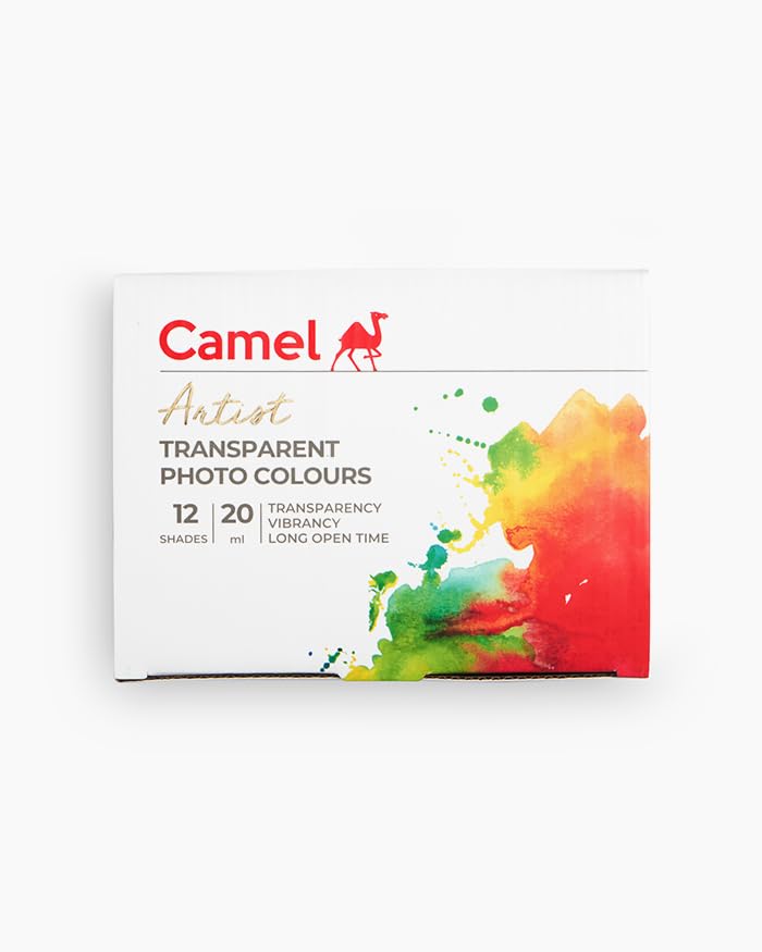 Image of Camel | Pack of 2, 20 ml Each, Dye-Based, Transparent, Built-in Droppers