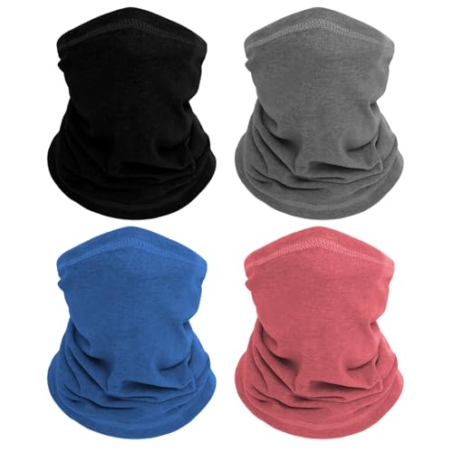 Winter Neck Warmer Gaiter Fleece Windproof Cold Weather Scarf Face Cover Mask for Men Women