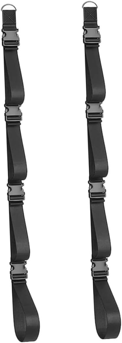Milisten 2pcs Garage Wall Storage Straps with Buckles Adjustable Multi-use Wall-mounted Hanging Storage Rack for Garage Organization