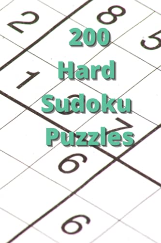 200 Hard Sudoku Puzzles