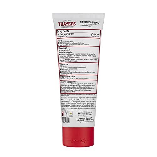 Thayers Witch Hazel Blemish, White, Cleanser, Lemon, 4 Fl Oz #TOP6