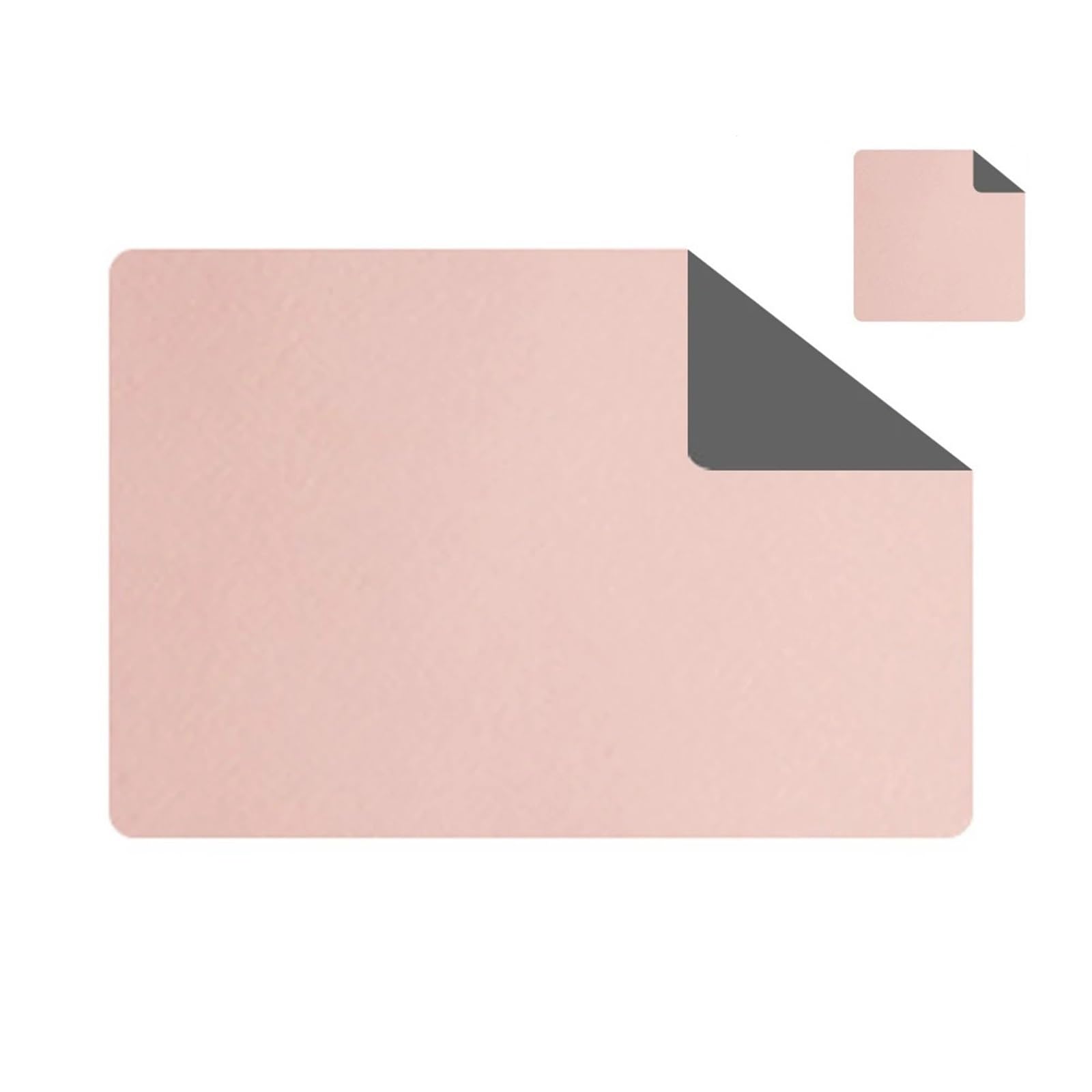 Placemats And Coaster Sets 2 Pcs Placemat Leather Home Double-sided Rectangular Insulated Table Mat