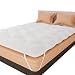 PurSens - Cubrecolchón reversible (90 x 190 cm, microfibra y forro polar, para colchón de 2 plazas, Clic Clac, BZ, reversible, para colchón de 2 plazas, reversible