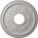 Ekena Millwork CM13TIUWF Tirana Ceiling Medallion, 13 7/8"OD x 3 3/4"ID x 1 1/4"P, Hand-Painted Ultra Pure White