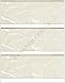 for 50 Blank Check Stock Paper - 3 on a Page Business Check Paper - Gold Marble