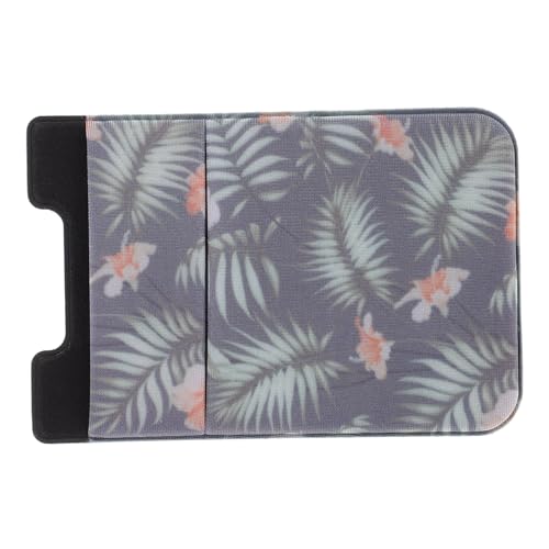 Gadpiparty Porta Carte Di Credito Doppio Adesivo Per Cellulare Tasca Per Carte Di Credito Autoadesiva Per Smartphone Custodia Posteriore Per Portafoglio Cellulare