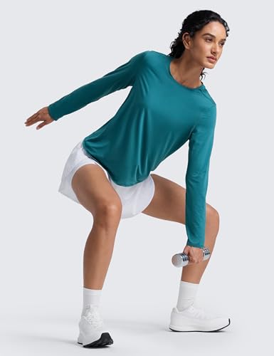 Image of CRZ YOGA Lightweight Crewneck Long Sleeve Top