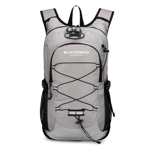 Mochila para ciclismo y senderismo 25L impermeable gris miniatura 1