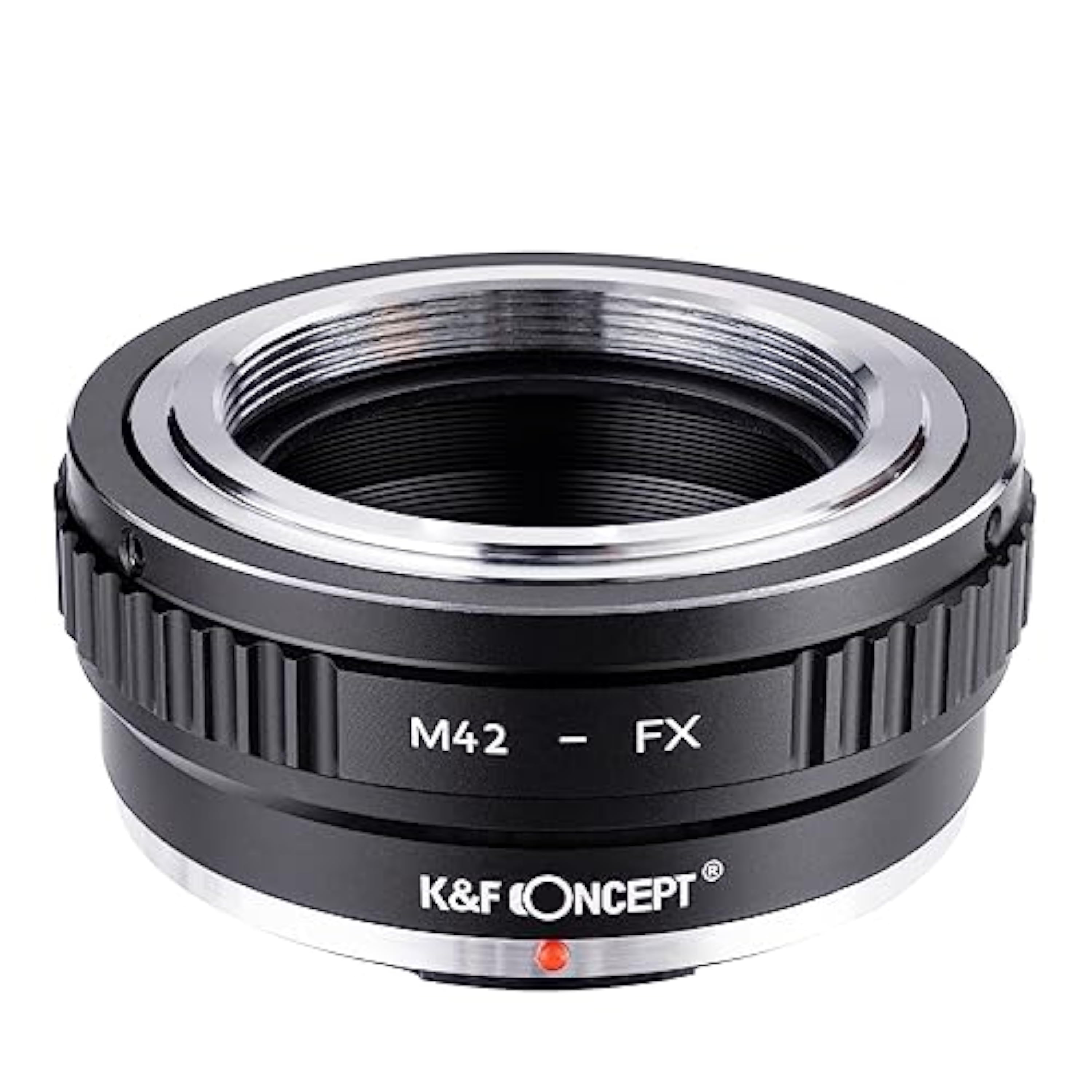 K&F CONCEPT - Adaptador de Enfoque Manual, Compatible con Objetivos Lentes M42 Mount y Cuerpos de Cámara Fujifilm Fuji X-Series X FX Mount, Anillo Adaptador Manual Lens
