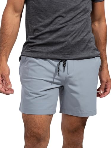 Image of Chubbies Everywear Men's Shorts - Mens Shorts Casual 6in Inseam, Elastic Waist, Water-Resistant, Zipper Pocket