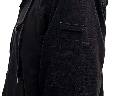 Image of BOCOMAL FR Jacket Insulated Flame Resistant Duck Hooded Coat Outwear CAT4