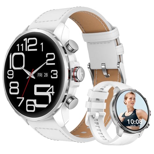 Relógio Smartwatch kieslect Kr Ultra 3 Smart Watch Branco 47 mm, AMOLED HD de 1,5' GPS 178 modos esportivos 200 mostradores de relógio