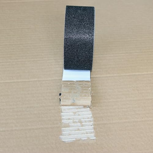 Image of Anti Slip Tape 2 Inch Wide, Waterproof Grip Adhesive Tape, Heavy Duty High Traction Friction for Indoor /Outdoor Steps (33 Ft /Black).