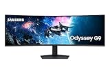 Migliori monitor Ultrawide Samsung Monitor Gaming Odyssey G9 (S49CG954), Curvo (1000R), 49', 5120x1440 (Dual QHD), 32:9, HDR1000, HDR10+, VA, 240Hz, 1ms (GtG), Freesync Premium Pro, HDMI, USB 3.0, DP, Ingresso Audio, HAS