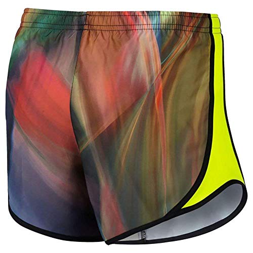 Nike Kids Girl's Dry Tempo Print Running Short (Little Kids/Big Kids) Barely Volt/Volt/Black XS (6X Little Kids)2