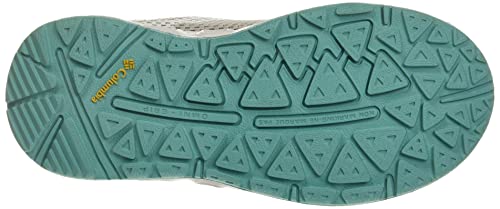 Columbia unisex child Youth Drainmaker Iv Water Shoe, Grey Ice/Bright Marigold, 6 Big Kid US