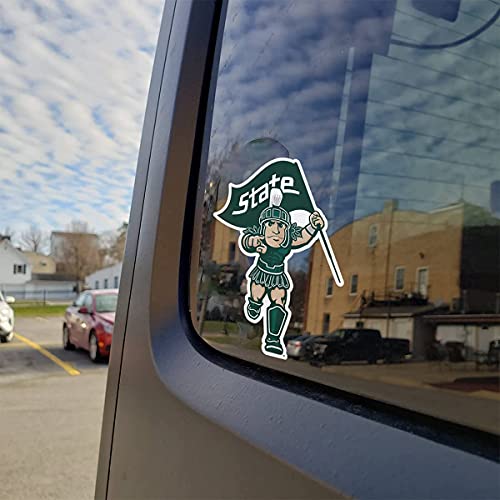 Sparty calcomanía de Michigan State University para el coche de un fan 5
