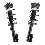 Detroit Axle - 2pc Front Struts for 2017-2021 Jeep Compass, Struts with Coil Spring Assembly, 6-Speed Only, 2018 2019 2020 Replacement Suspension