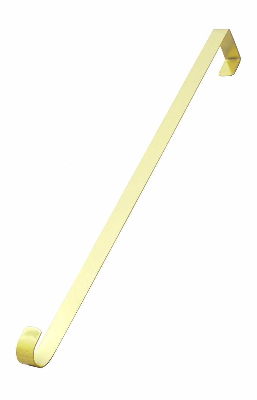 Door Hanger, Over The Door Hook, Wreath Hanger for Door, Front Door Decor Wreath Holder - Brass Decorative Door Hooks, Robe or Towel Hooks for Bathroom 18"