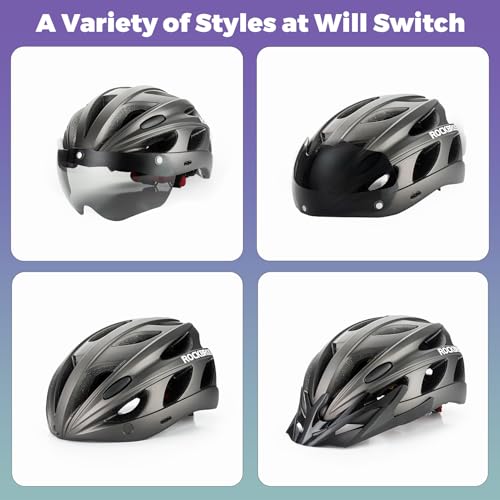 ROCKBROS Bike Helmet for Adult Men Women with Suggested Fit