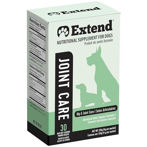 Extend Joint Care for Dogs - Hip and Joint Supplement Powder - Glucosamine for Dogs - Joint Pain Relief - MSM - Mobility & Flexibility Support - Advanced Joint Health - Made in USA