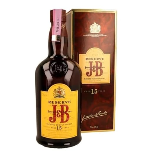 J&B Reserve Aged 15 Years, whisky escocés blended, 700 ml
