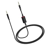 Haute qualité : le câble audio stéréo est fabriqué en cuivre sans oxygène et un connecteur plaqué or 24 carats pour garantir une qualité sonore élevée et une durabilité maximale. Fil de noyau de qualité supérieure et surface en matériau souple, évitent efficacement les rayonnements et les interférences. Le câble du casque est équipé de connecteurs plaqués or qui garantissent une transmission audio extrêmement claire, de sorte que vous pouvez profiter de la musique pure et naturelle. Excellente qualité audio pour les chats en ligne, les jeux et les appels téléphoniques.