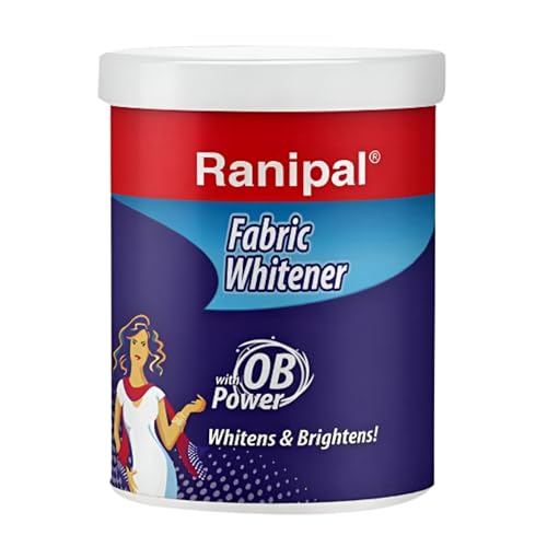 Elysian Ranipal Fabric Whitener/Cloth Whitener for Your White and Colored Clothes | Ranipal Fabric Whitener Powder Detergent, (80Gm) 1PC