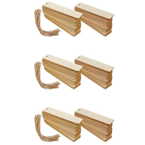 Signets en bois à personnaliser pour créer des étiquettes cadeaux et marque-pages
