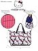 Hello Kitty Tote Duffel Bag All Over Print Weekender Travel
