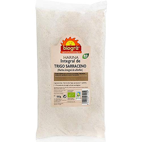 Biográ Harina De Trigo Sarraceno Integral Biogra Bio 500G Envase De 500 Gramos Biográ 400 g