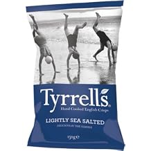 Tyrrells Lightly Sea Salted Crisps 150G
