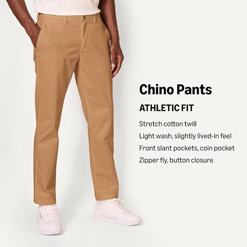 Image of Amazon Essentials Men's Athletic-Fit Chino Pants