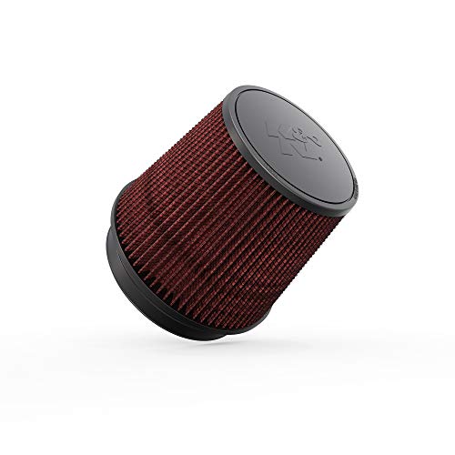 K&N Universal Clamp-On Air Filter: High Performance, Premium, Washable, Replacement Engine Filter: Flange Diameter: 6 In, Filter Height: 6.5 In, Flange Length: 1 In, Shape: Round Tapered, RF-1014