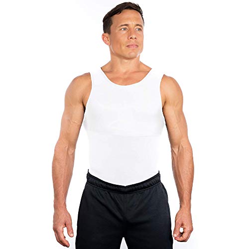 Esteem Apparel Max Mens Compression Shirt for Chest and Body Shaper Belly Slimming Shapewear Undershirt Tank Top for Men2