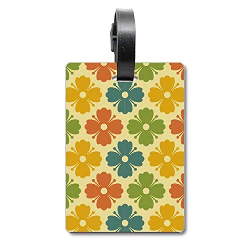 Étiquette valise fleurs chic pour vos vacances et week-ends au soleil