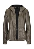 MILESTONE MS-Brandy Damen Lederjacke (as3, numeric, numeric_38, regular, regular, Grau)